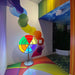 LiteZilla ChromaWheel lit up in room