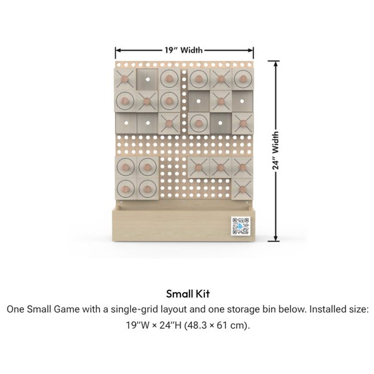 LiteZilla Kidworx Interactive Games Small Game Kit Size Dimensions
