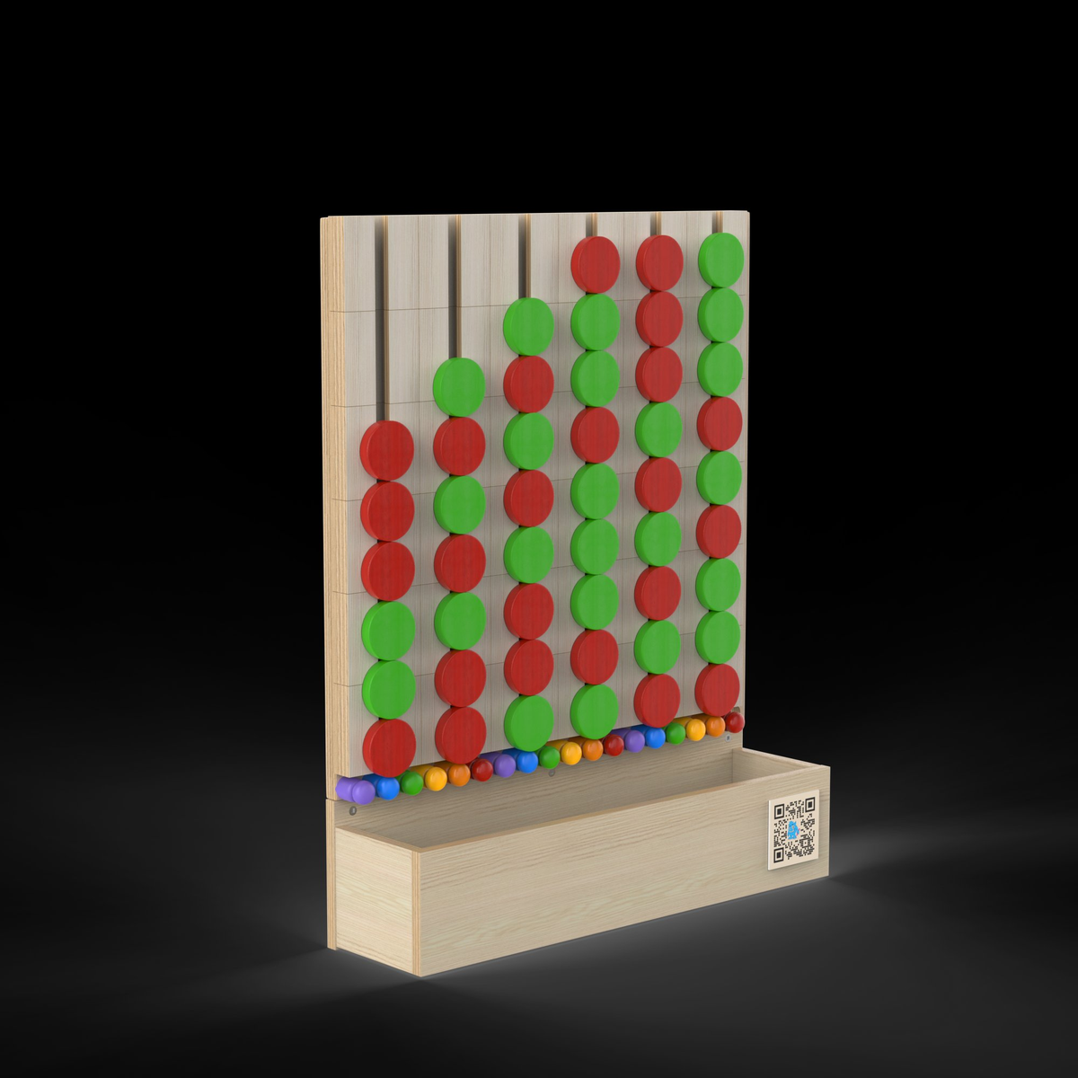 LiteZilla Kidworx Interactive Games Small Game Kit — 4 in a Row