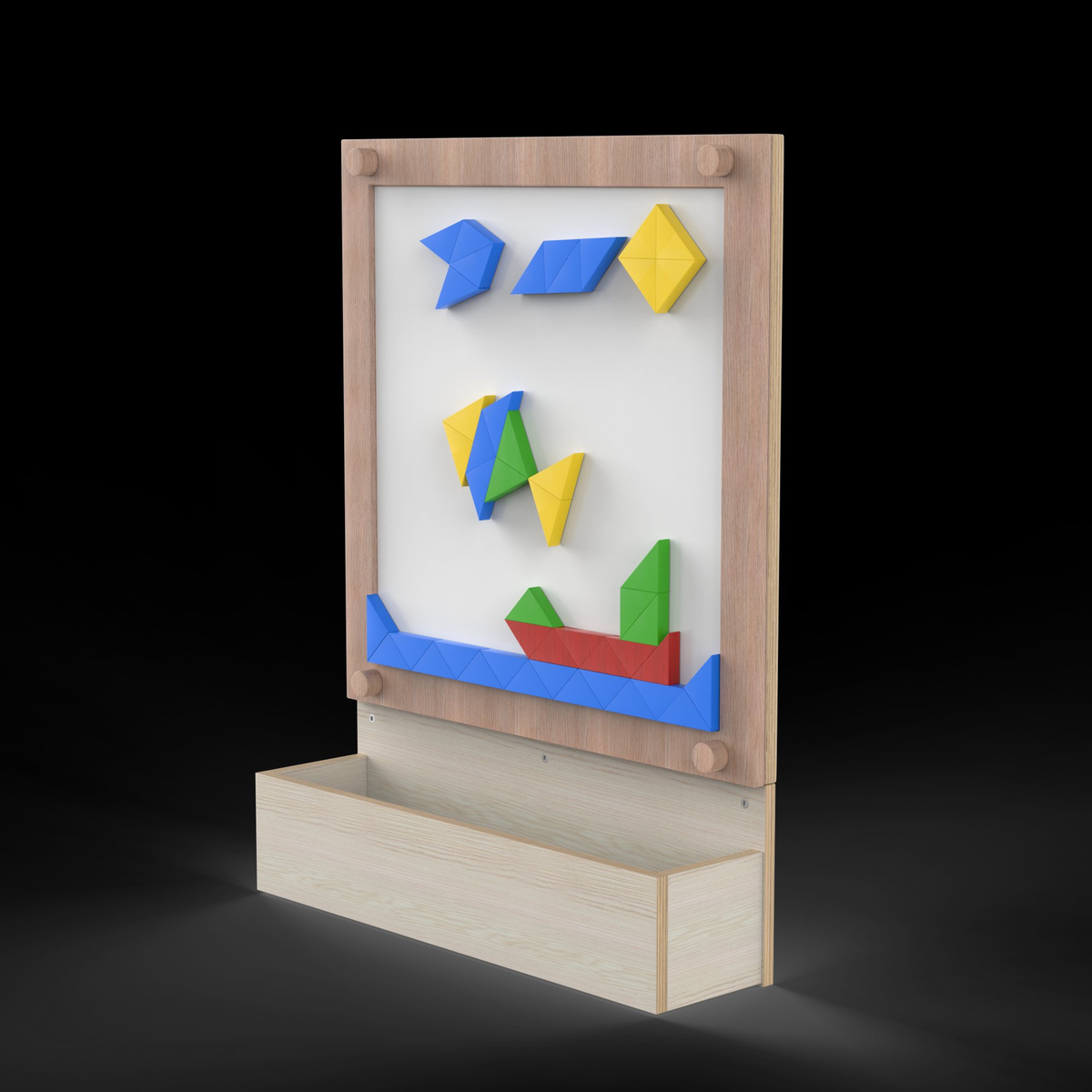 LiteZilla Kidworx Interactive Games Small Game Kit — Magnetic Mosaics
