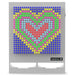 LiteZilla Light Wall 4x5 in White with a heart designed on it