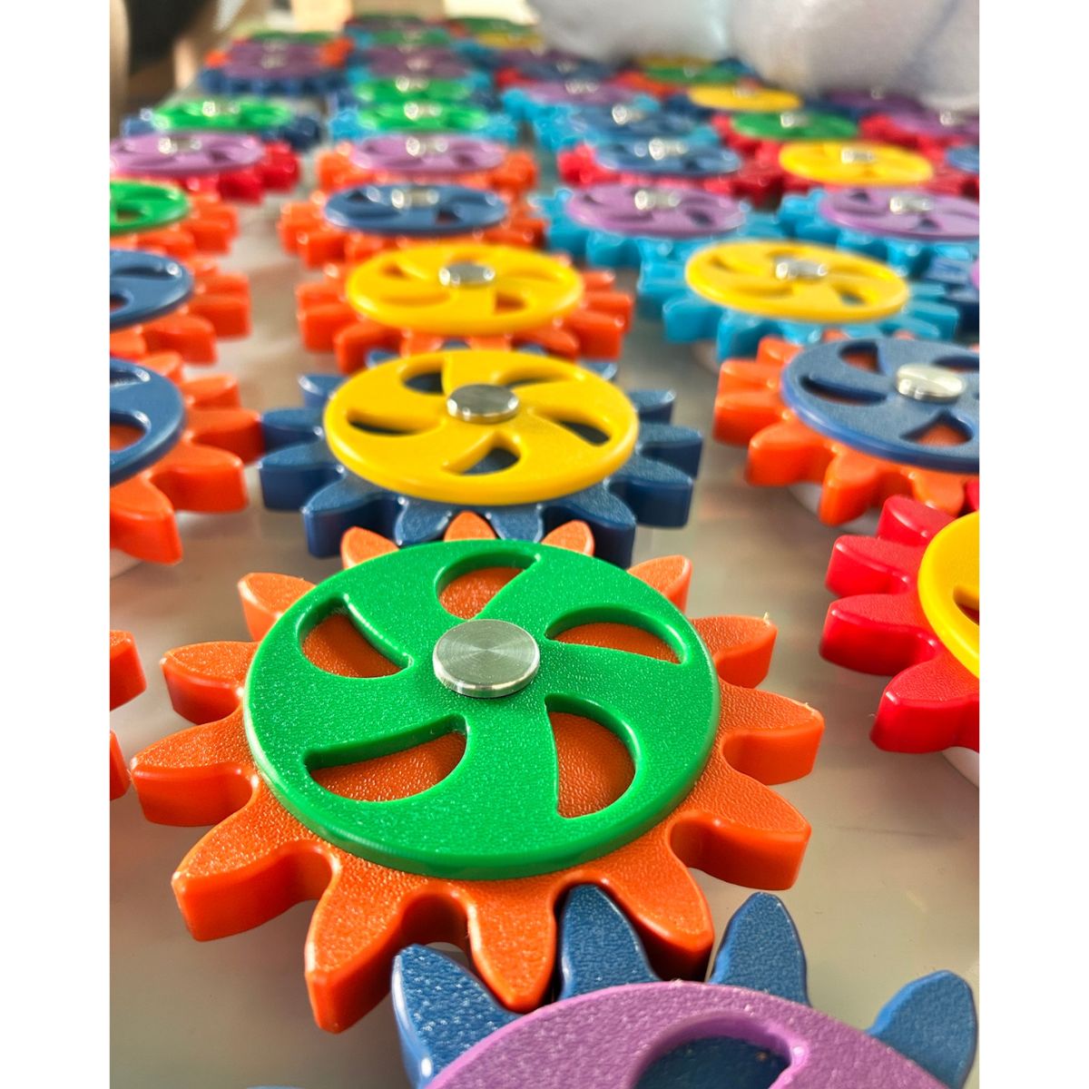 LiteZilla MagWiz Magnetic Wall Sensory Gears Closeup
