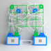 LiteZilla Ulitmate Scarf Cannon with white tubing and green frame
