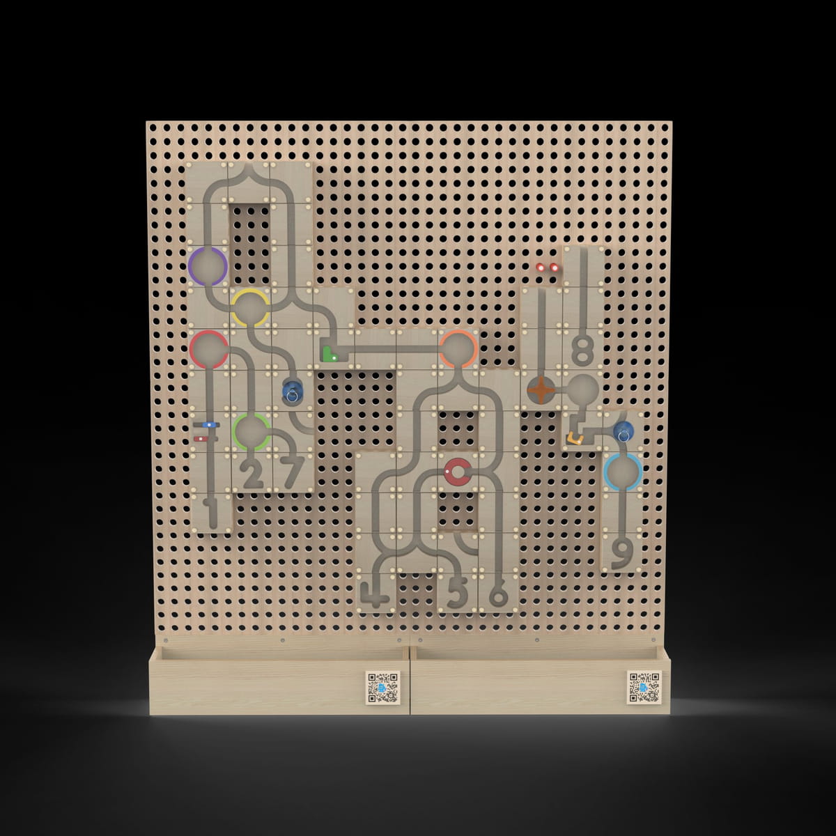 LiteZilla Kidworx Interactive Games Large Game Kit — Magnet Maze Builder