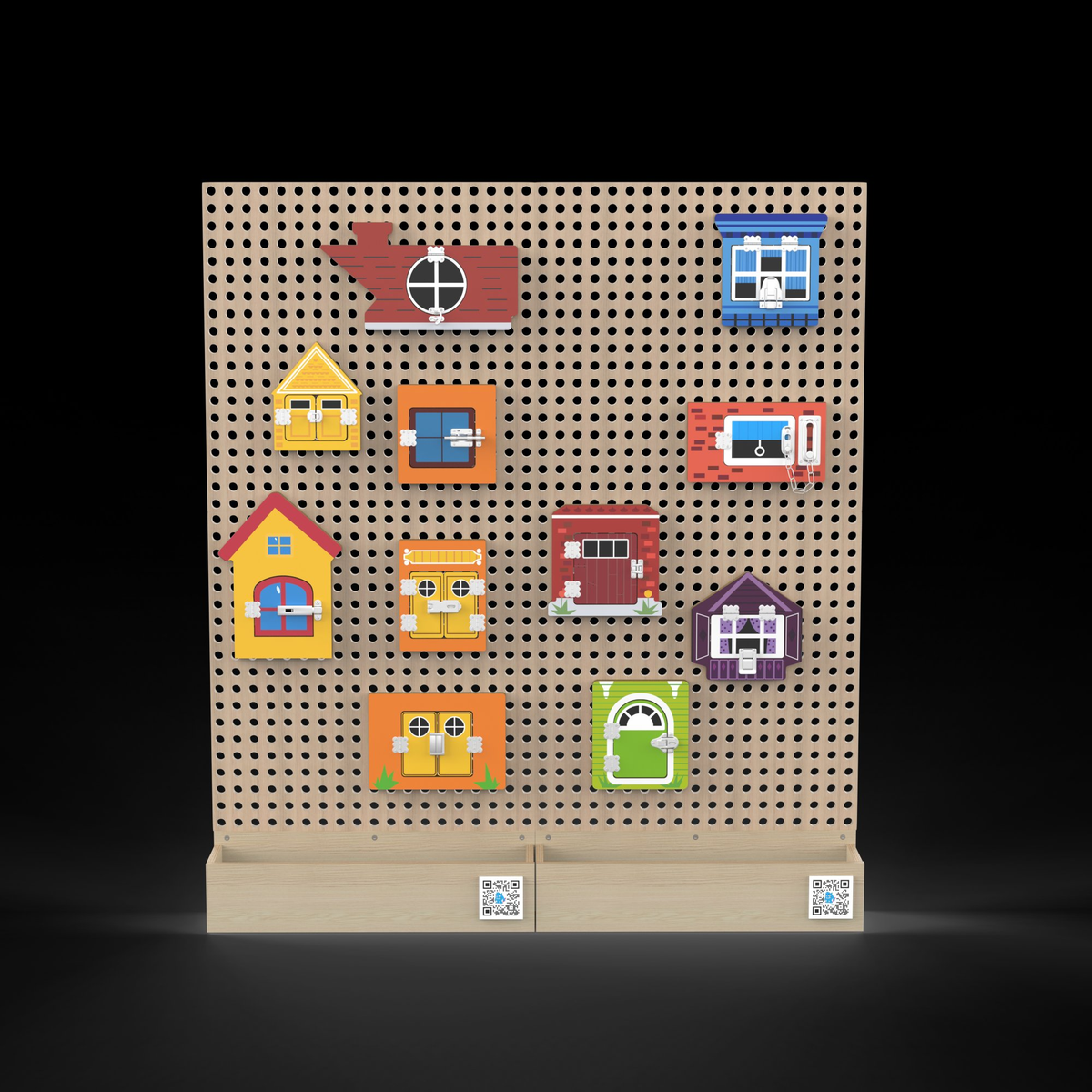 LiteZilla Kidworx Interactive Games Large Game Kit — Nosey Neighbors Puzzle Peek