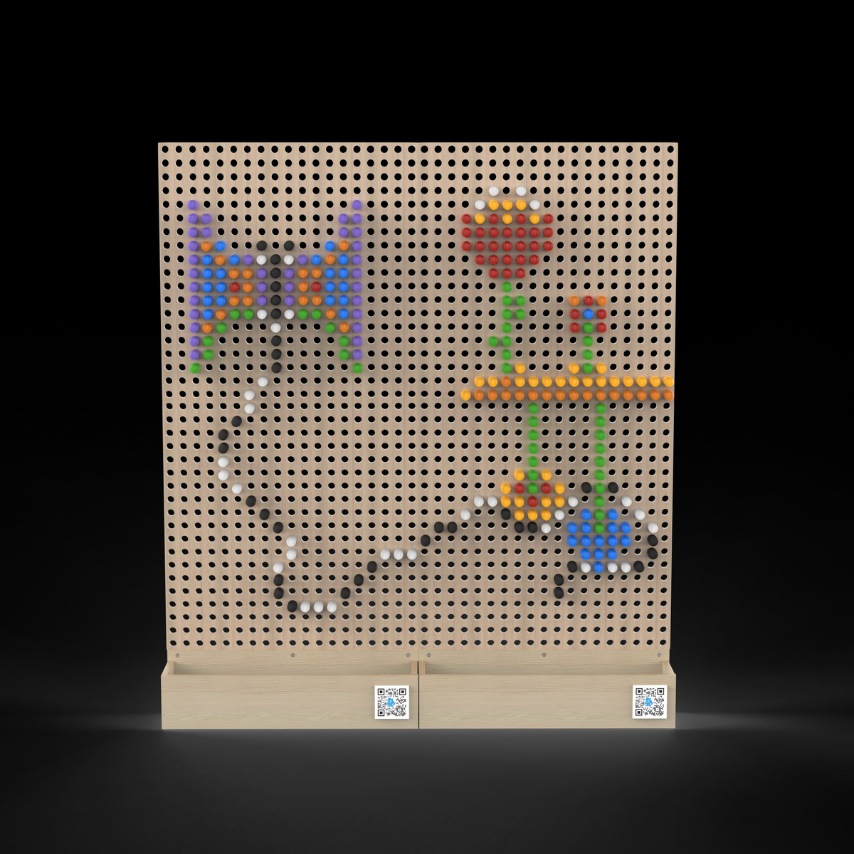 LiteZilla Kidworx Interactive Games Large Game Kit — Picture Pegs
