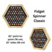 LiteZilla Multi-Sensory Hexagon Panel Fidget Spinner Classic