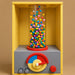 LiteZilla PomPom Cyclone Interactive Tube with colored pompoms in the clear tube
