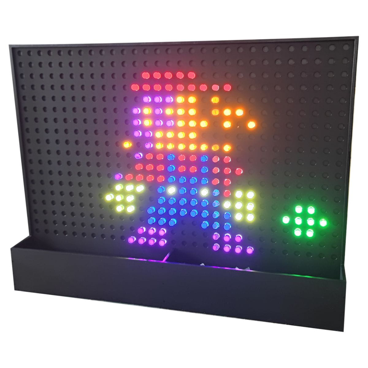 Mario design on the PixelPop Interactive Sensory Light Wall Panel