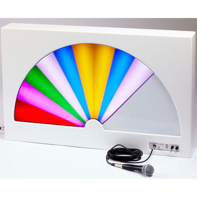 Multiple colors lighting up Interactive LED Fanlite Sensory Panel 