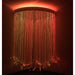 Orange Lights on Sensory Corner Fiber Optic Shower Lights