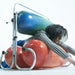 Person just starting to go through the sensory squeeze machine