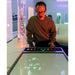 Person looking at the TFH Pixels Pro Interactive Panel in Sensory Room