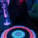 Person pushing buttons to make design on Pixels Pro Interactive Sensory Panel