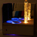 Portable Sensory Room Corner with bubble tube fiber optic strands and mirror