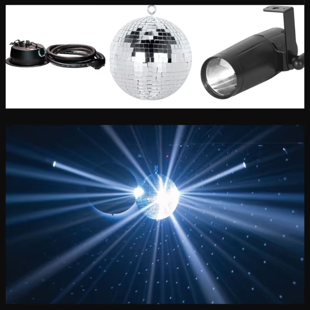 Sensory Room Corner Bundle Mirror Ball Kit