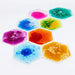 Set of 8 Large Hexagon Liquid Sensory Floor Tiles
