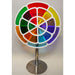 Straight on view of the LiteZilla Chroma Wheel with base
