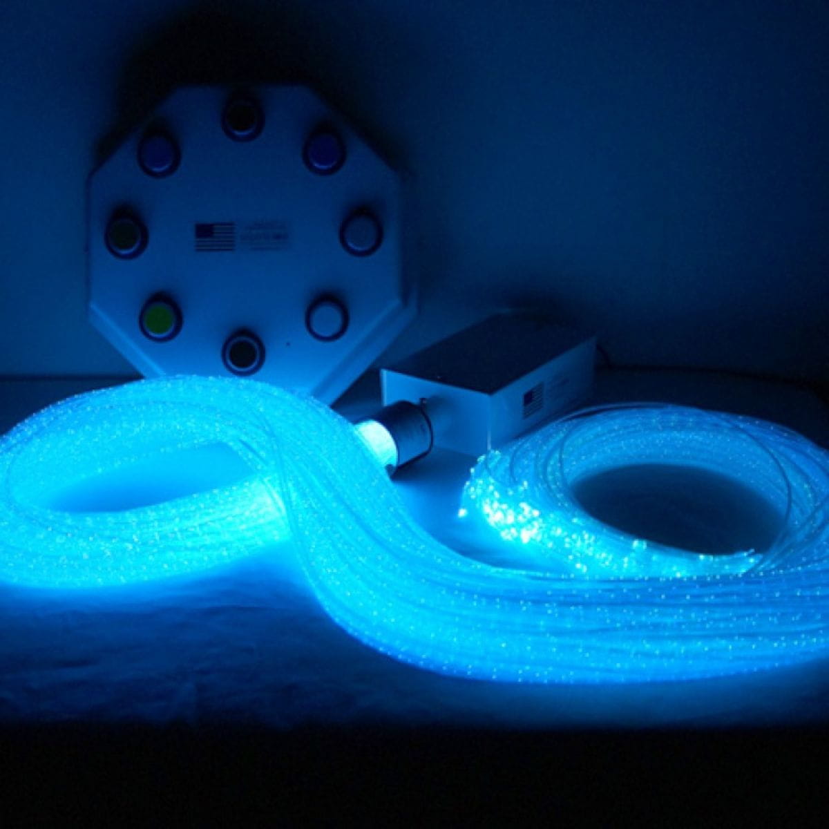 Superactive Sensory Room Package fiber optic in blue