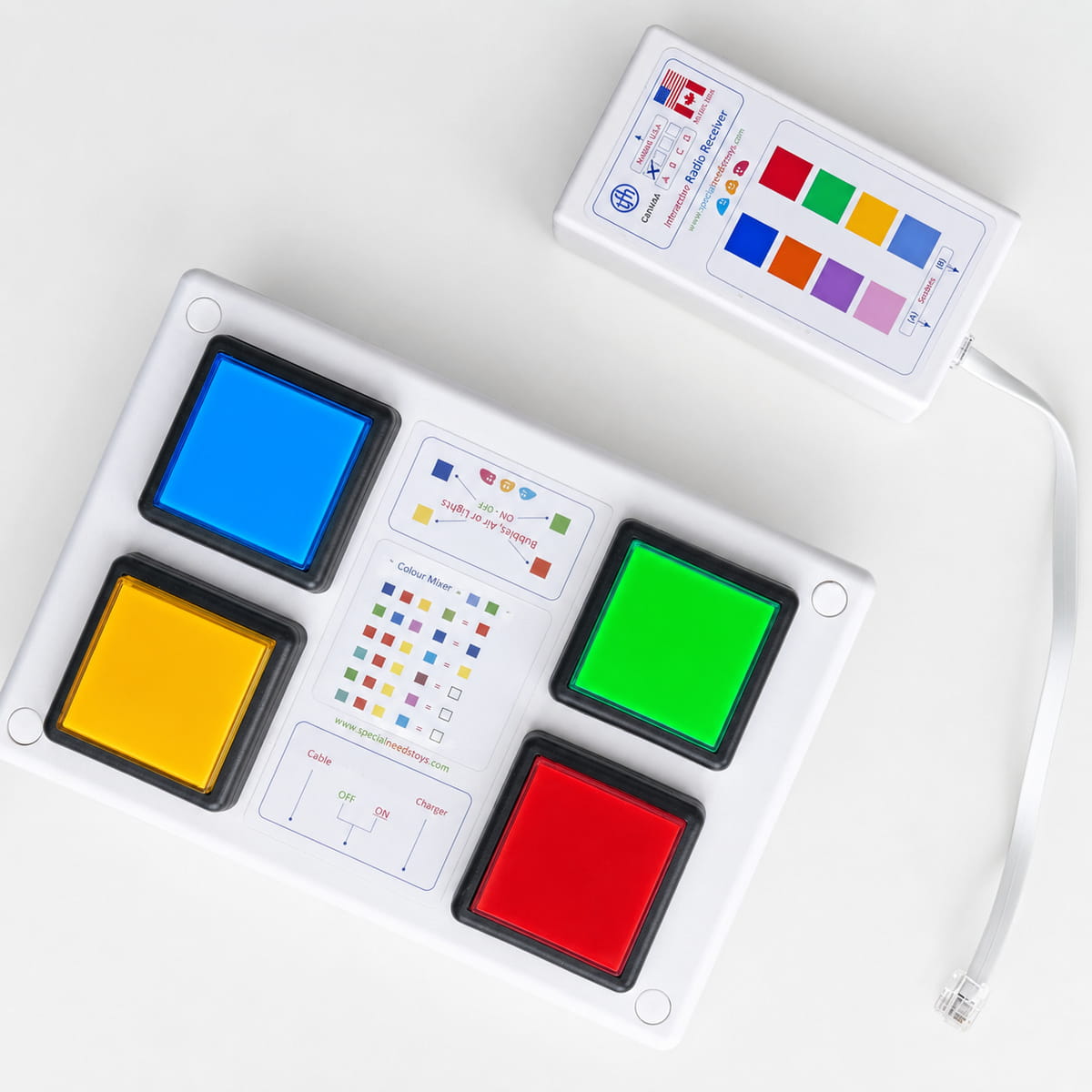 TFH 4 Button Wireless Color Controller with Radio Receiver