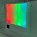 TFH Sound and Light LED Sensory Panel on wall with colors showing