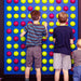 Three kids flipping the balls on the Spinfinity Wall by LiteZilla