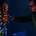 Touching a lighted peg on the TFH Rod Wall Lite Bright
