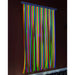 UFOL Ultraviolet Sensory Waterfall against the wall with bright colors