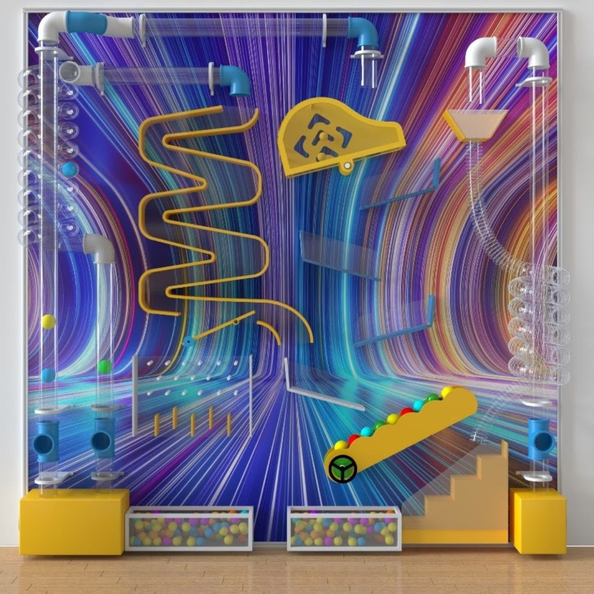 Ultimate Ball Launcher from LiteZilla with background lines