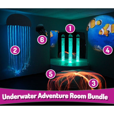 Underwater Adventures Sensory Room Package showing all items 