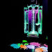 Vecta Budii Mobile Sensory Cart with green bubble tube and tails