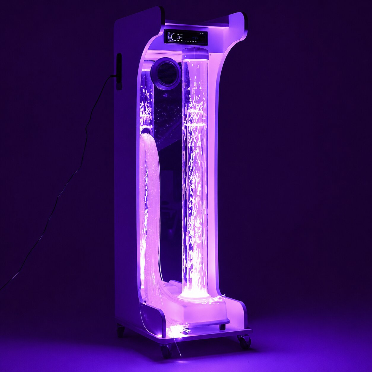 Vecta Jr. Mobile Sensory Station with purple color shining