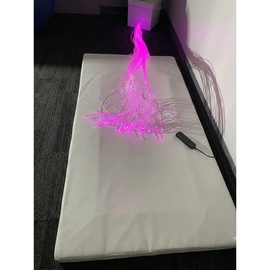Vibrating Sensory Mat with a controller and LED lights on it