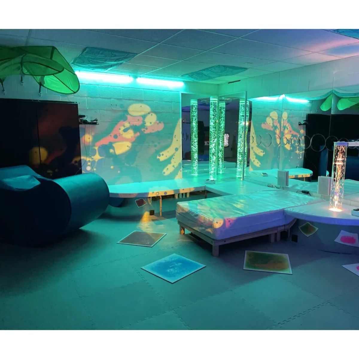 Vibroacoustic Waterbed in Sensory Room