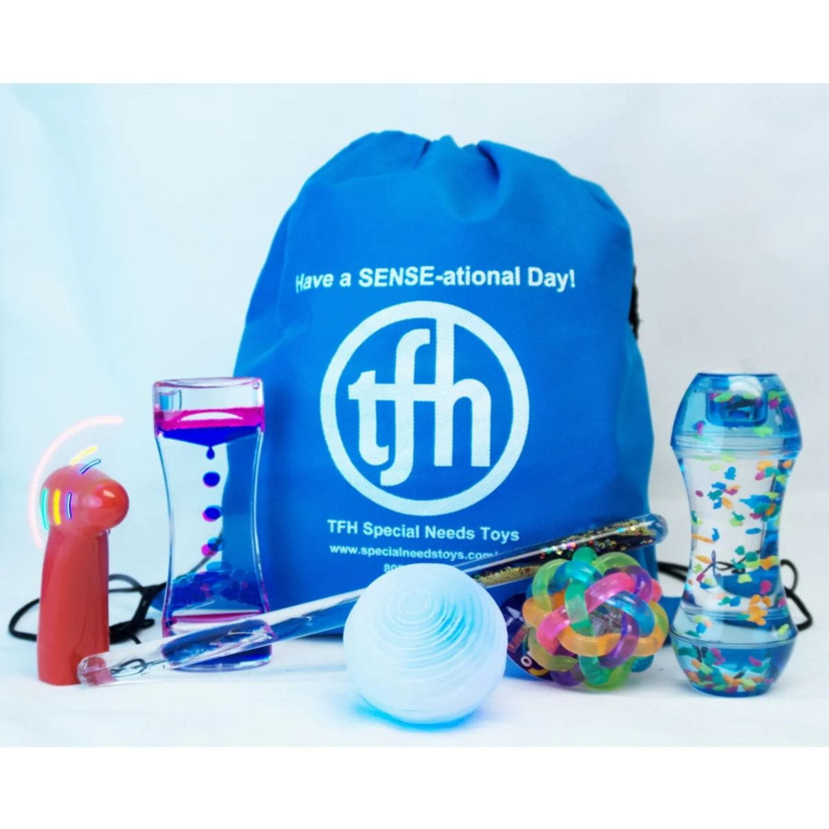 Visual Sensory Backpack that is included in the Portable Sensory Den Kit