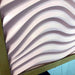 White wavy texture on Tactile Sensory Wall Panels